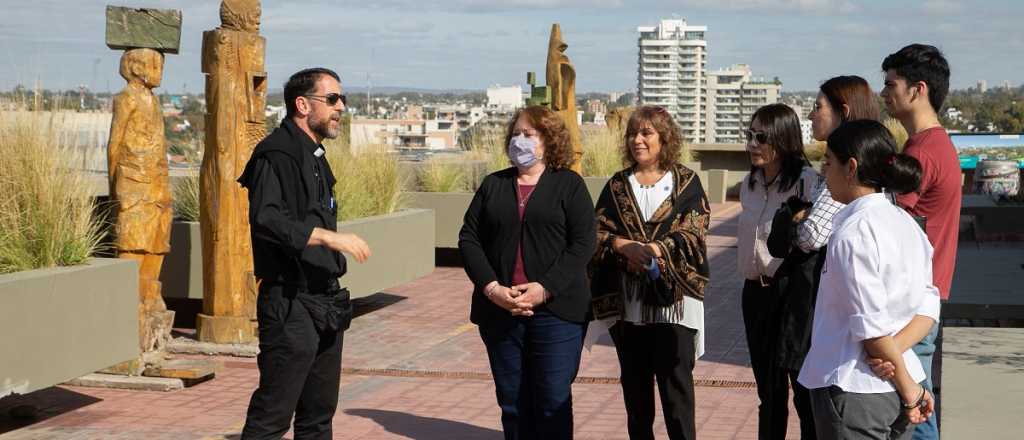 Un descendiente del fundador de Mendoza visitó la Ciudad