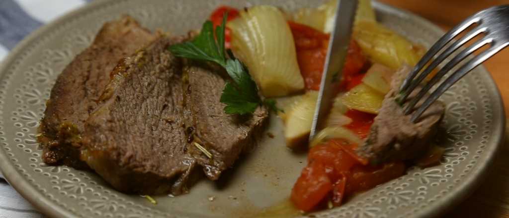 Carne con verduras al horno, el plato perfecto para el invierno