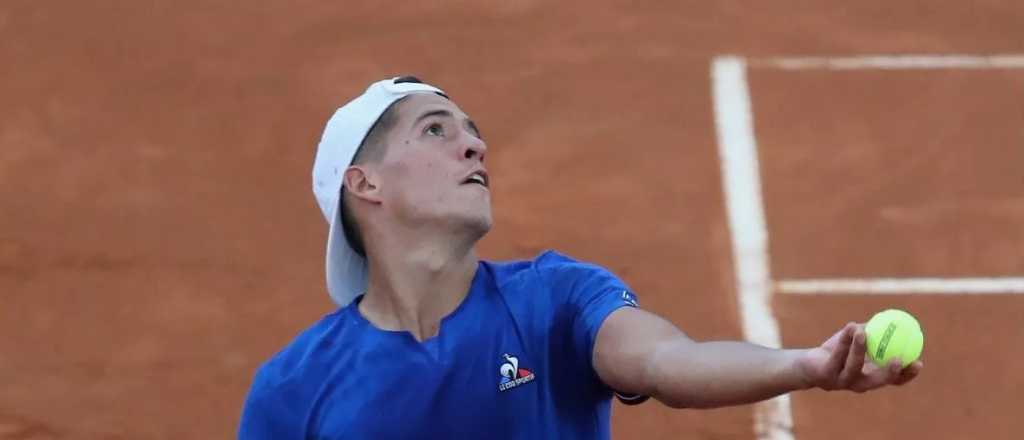 Sebastián Báez debutó con un triunfo en Roma