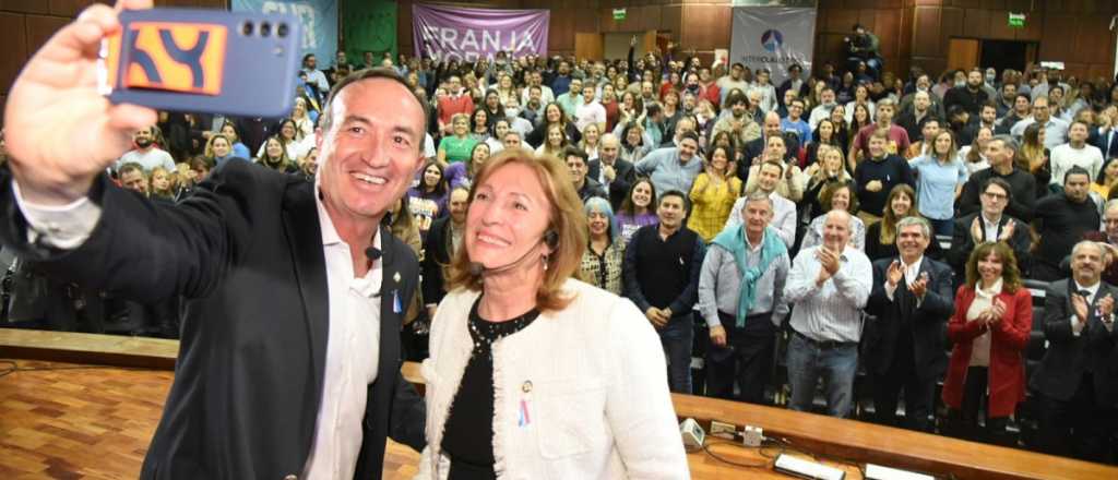 Esther Sánchez y Gabriel Fidel lanzaron su campaña para la UNCuyo