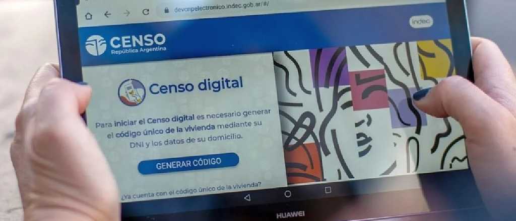 Mendoza es la segunda provincia que más participó del Censo digital