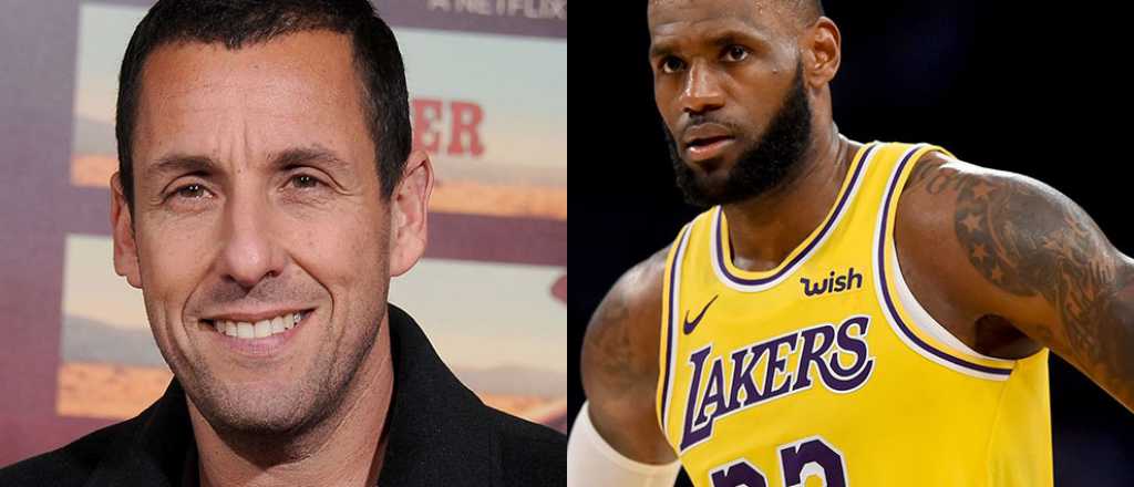 Adam Sandler y LeBron James actúan juntos en una nueva película