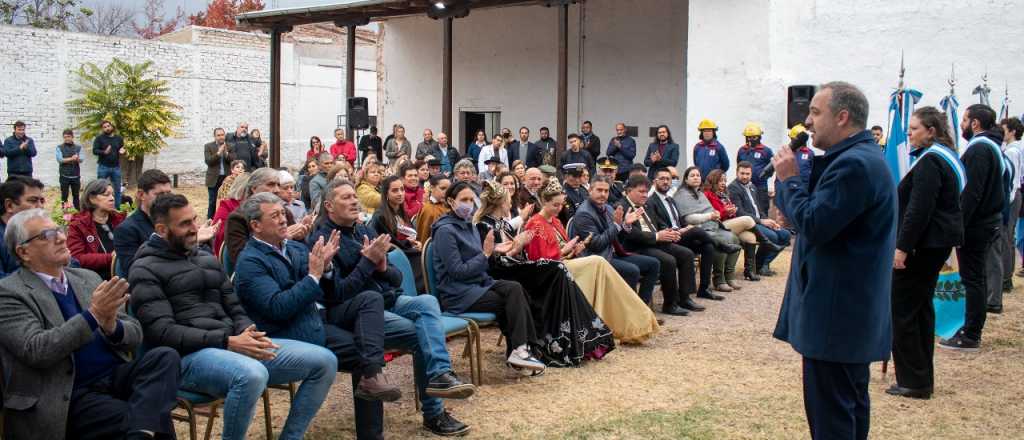 Stevanato anunció la Libreta de Valores en el aniversario de Maipú