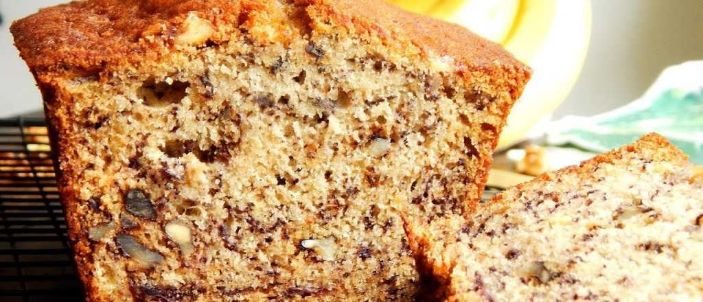 Cómo preparar un budín de banana y nuez sin azúcar