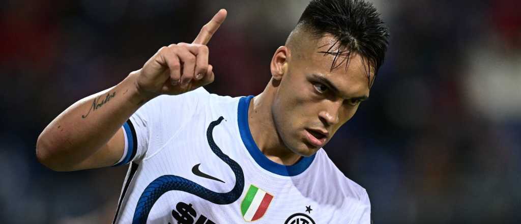 Con un doblete de Lautaro, Inter ganó y arde la Serie A