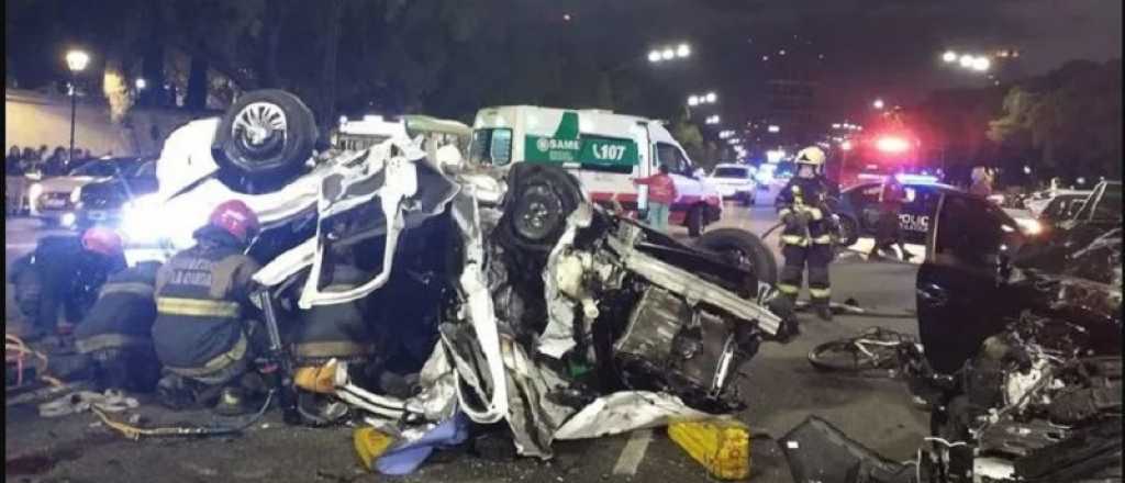 Video: así fue el choque en el que murieron dos jóvenes en Palermo 