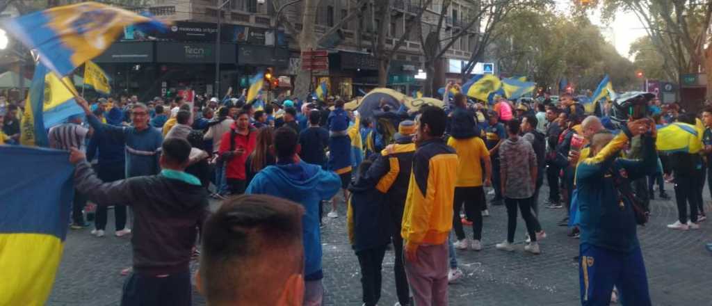 Locura en el centro de Mendoza por Boca campeón