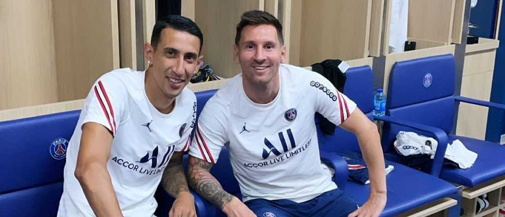 Messi le dedicó un emotivo post de Instagram a Di María