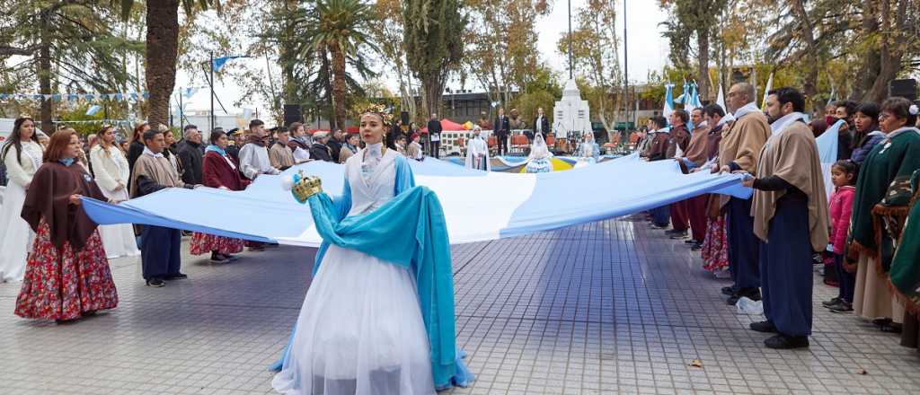 Las Heras celebró el 25 de Mayo junto al Cabildo Abierto