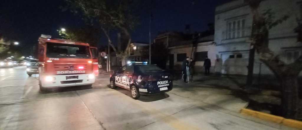 Se incendió una casa porque explotó el calefón, en Guaymallén