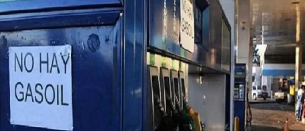 En la mayoría de las estaciones de servicio de Mendoza no hay gasoil