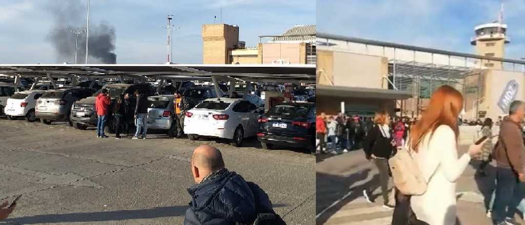 Evacuaron a pasajeros y personal del Aeropuerto de Mendoza 