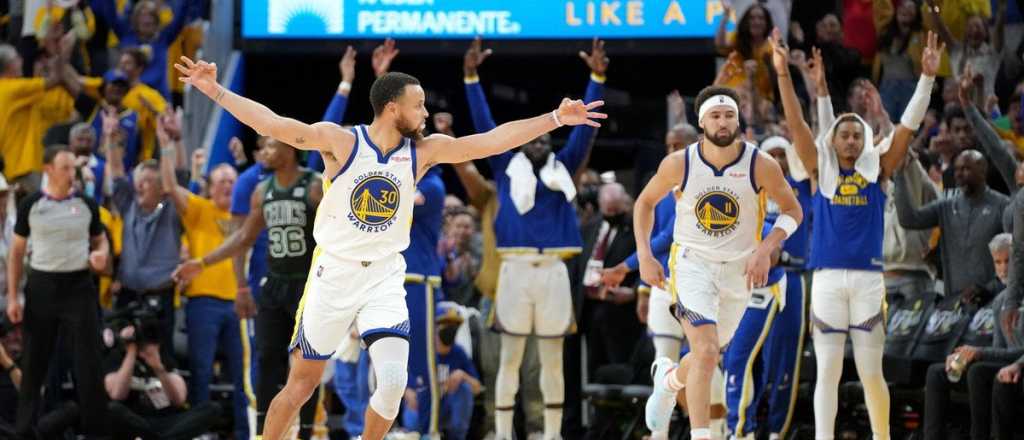 Golden State quedó a un paso de consagrarse campeón de la NBA