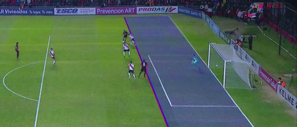 Video: el discutido gol de Wanchope que dejó a River con las manos vacías