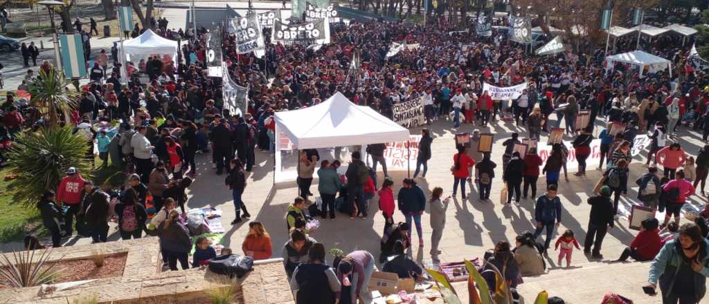 El Polo Obrero cortó las calles del centro generando caos en el tránsito