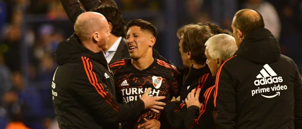 Video: la fuerte lesión de Aliendro en su debut en River