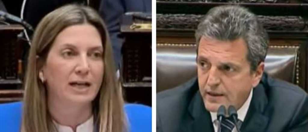 Video: Massa y Silvia Lospennato tuvieron un fuerte cruce en Diputados