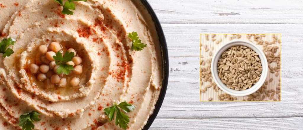 Hummus con semillas de girasol, 3 deliciosas recetas