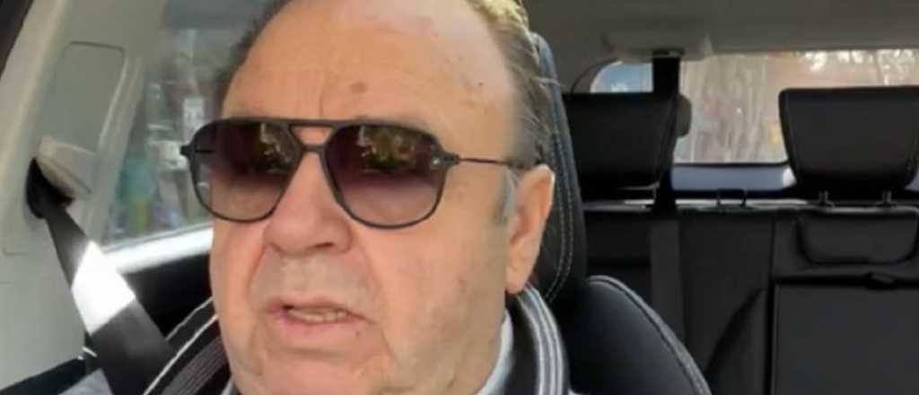 Bonarrico hizo un video mientras manejaba y criticó al Gobierno 