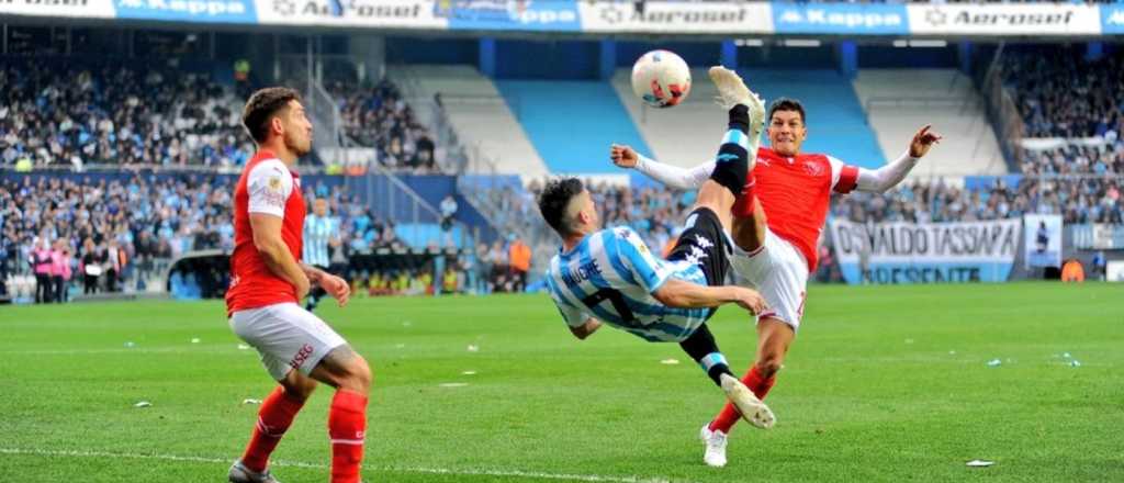 Video: el espectacular golazo de chilena de Hauche que hizo delirar a Racing