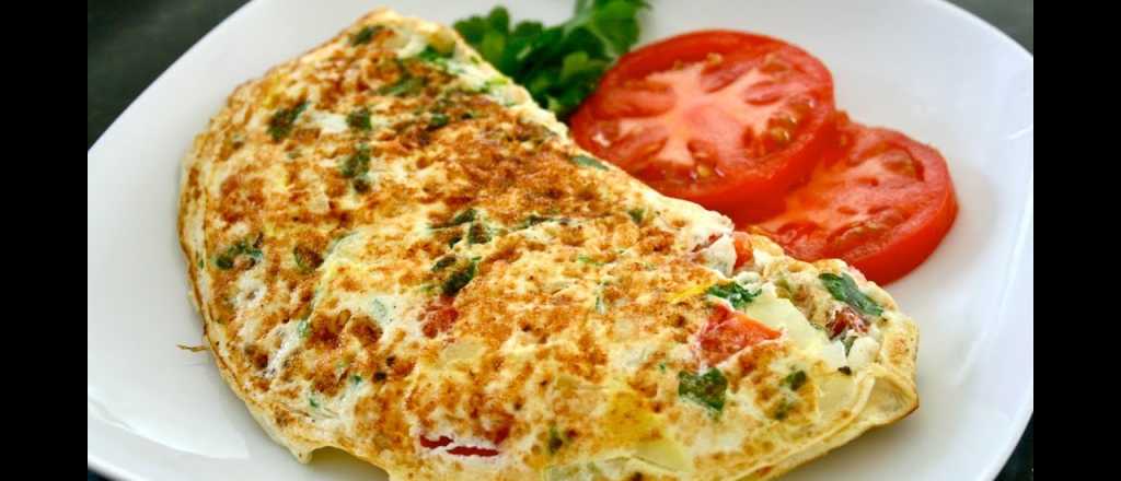 Receta fácil para hacer un omelet o tortilla francesa