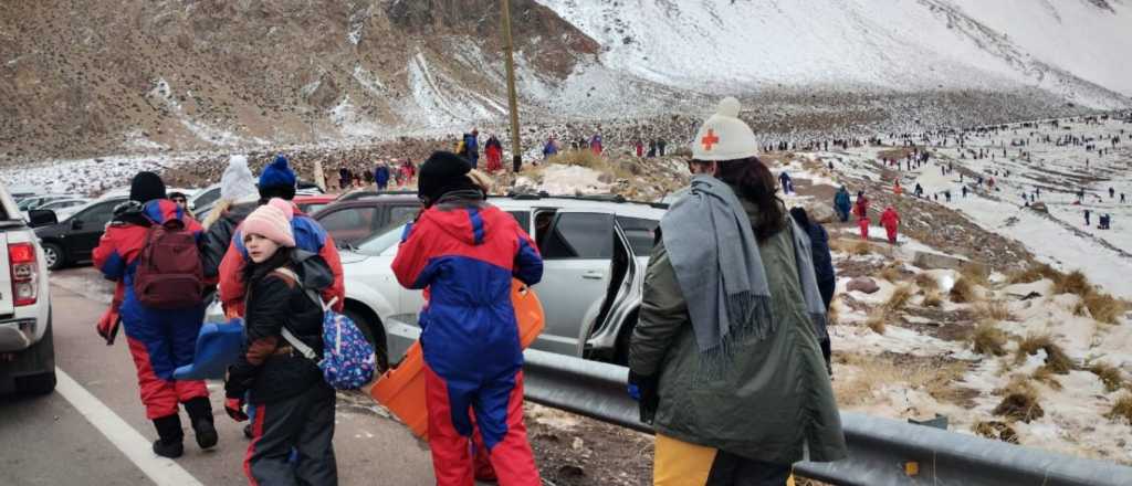 Alivio para los turistas porque se puede transitar hasta Punta de Vacas