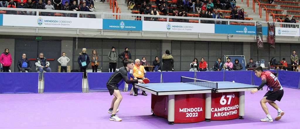 Mendoza, entre los tres mejores en el Argentino de Tenis de Mesa