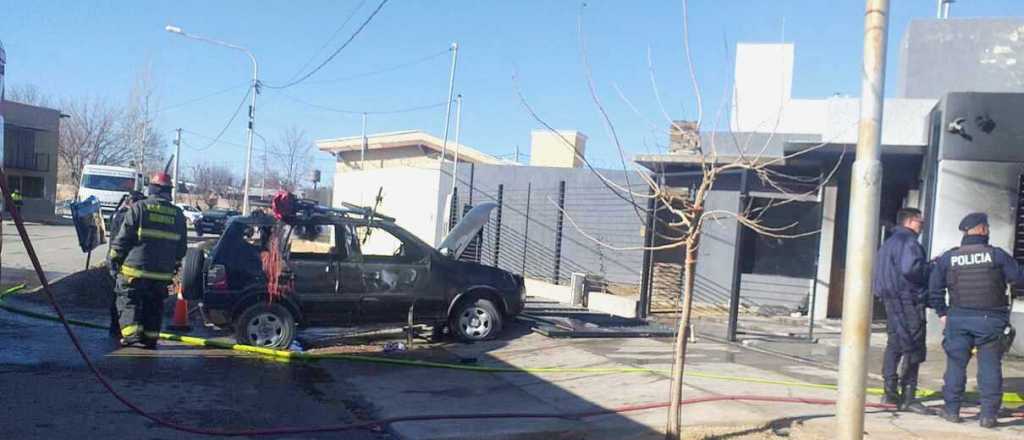 Internaron en El Sauce al hombre que incendió su casa por una pelea