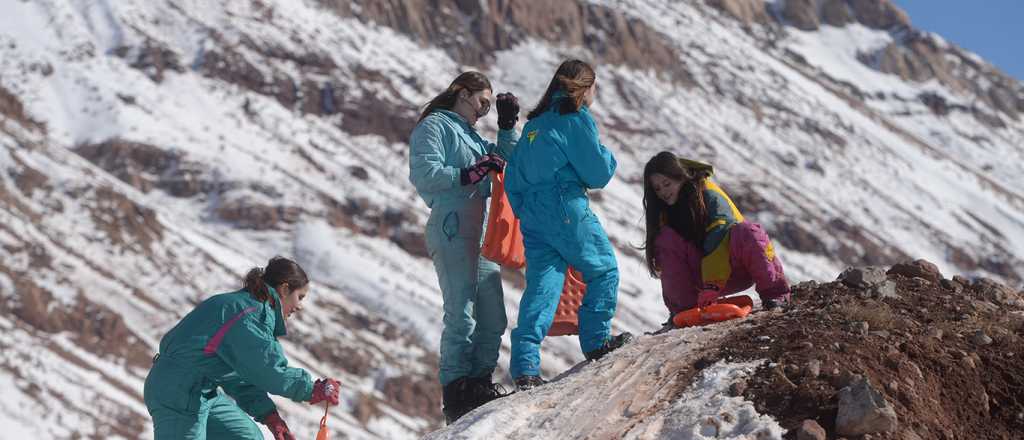 Un domingo frío y con nevadas en varias zonas de Mendoza 