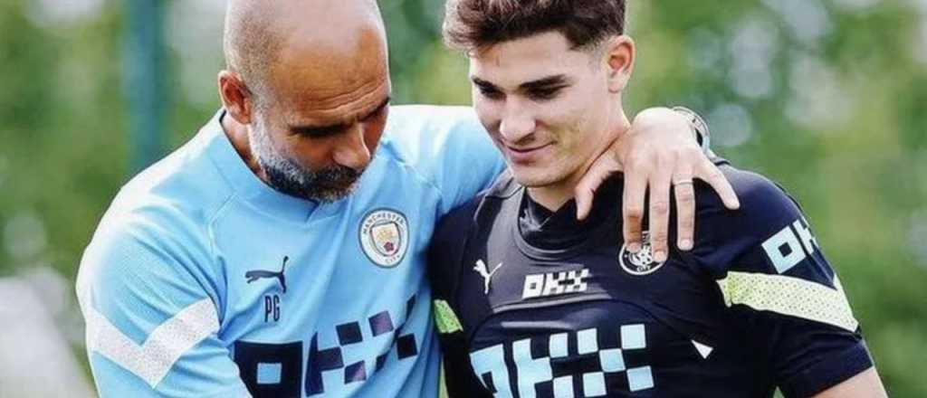 Guardiola elogió a Julián Álvarez: "Es un fichaje extraordinaro"