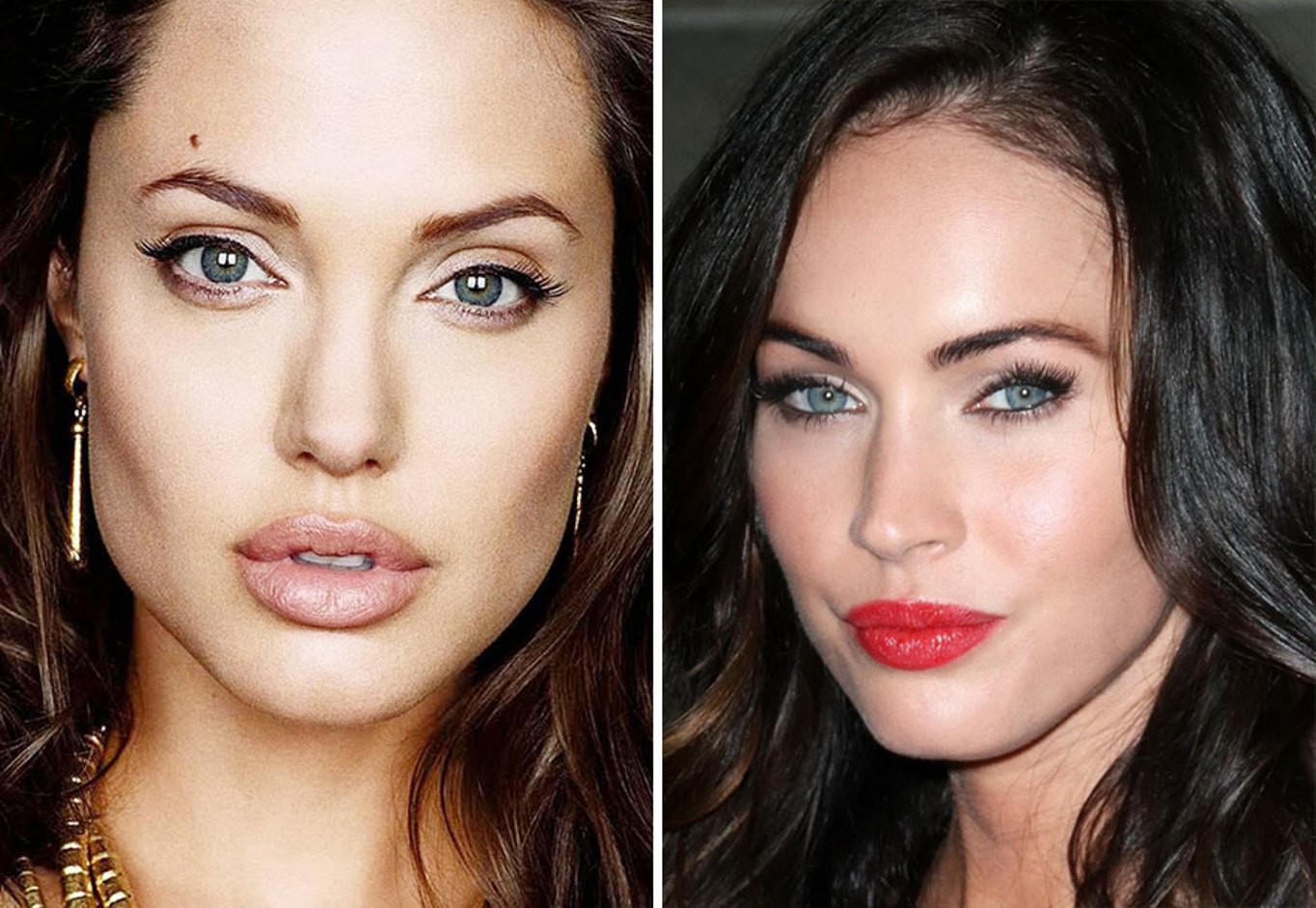 No es Angelina Jolie ni Megan Fox, ¡Son las dos! - Mendoza Post