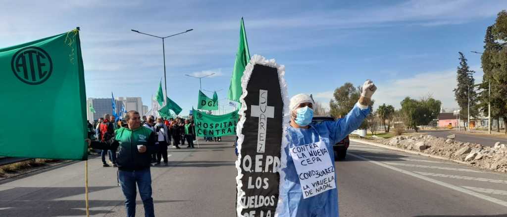 ATE seguirá con los cortes de calles y movilizaciones la semana que viene