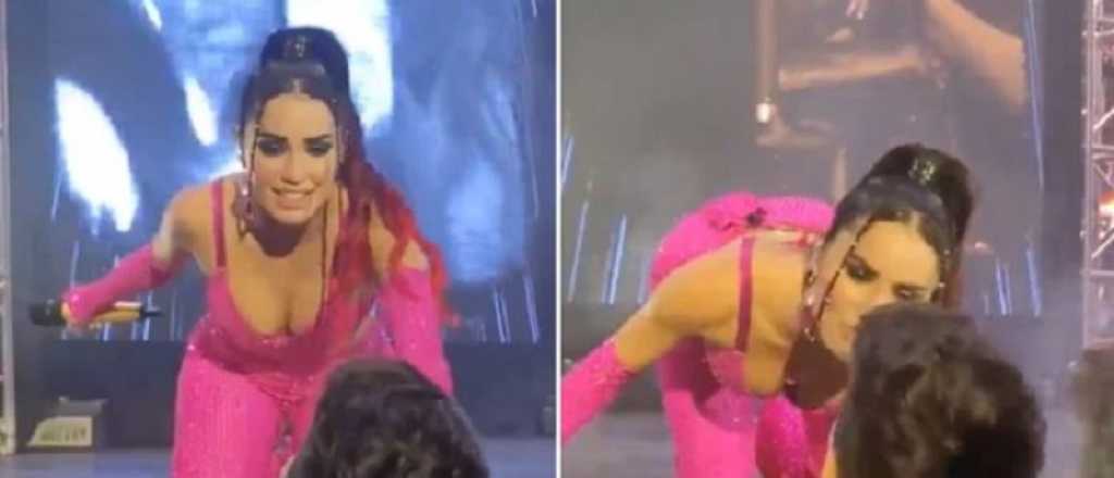 Video: Lali sigue repartiendo besos para todos, esta vez a una fan