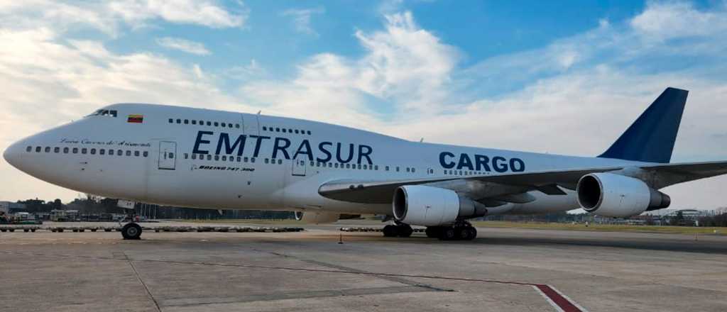 Estados Unidos pidió incautar el avión de Emtrasur que está en Ezeiza