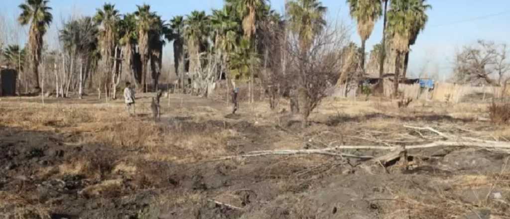 En Guaymallén hay fuego bajo la tierra y nadie sabe por qué