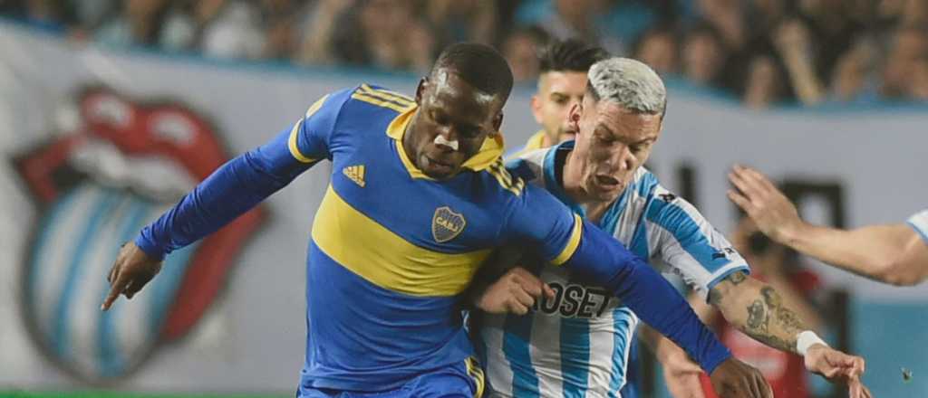 A Boca no le dieron un claro penal en el final e igualó sin goles con Racing