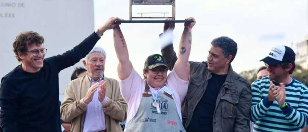 La primera mujer ganadora del Campeonato de Asado es de San Luis