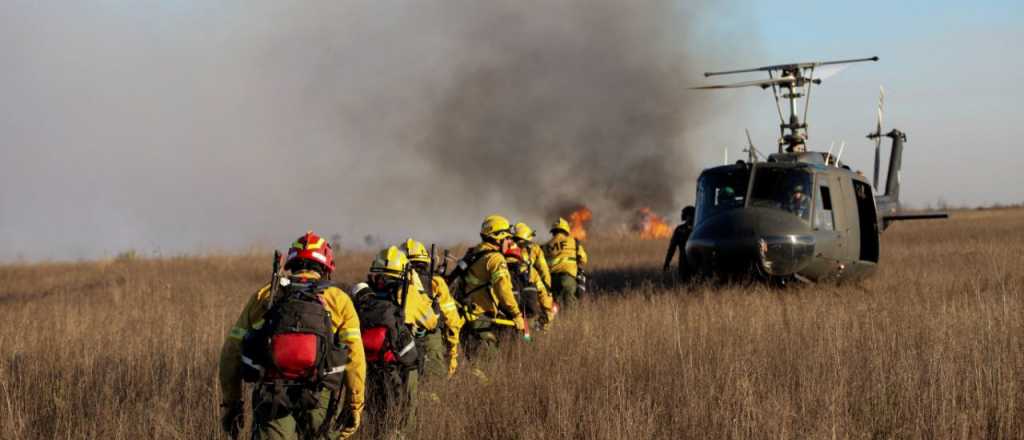 Alberto dijo que no permanece "pasivo" ante los incendios en el Delta