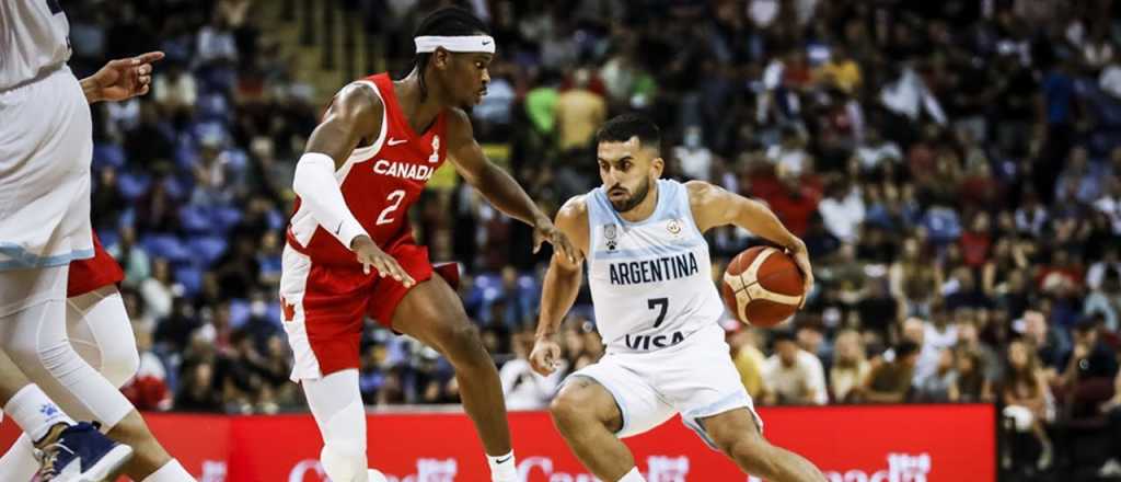 La Selección de básquet perdió ante Canadá por las Eliminatorias al Mundial