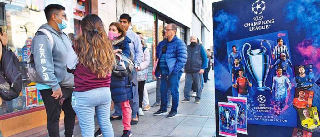 Largas colas en los kioscos del país para conseguir las figuritas del Mundial