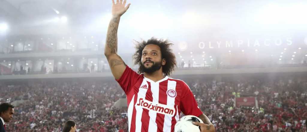 La impactante bienvenida que preparó el Olympiacos para Marcelo