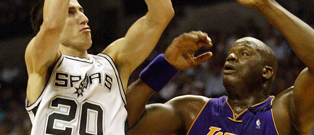 Shaquille O'Neal, leyenda de los Lakers, se burló de Ginóbili por su discurso