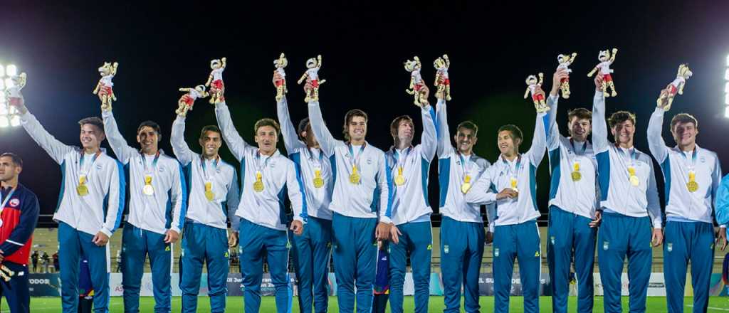 Con un mendocino, Los Pumas 7's ganaron la medalla de oro