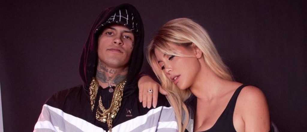 La primera foto de L-Gante y Wanda Nara en pareja