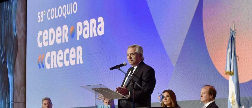 Fernández le reclamó a los empresarios que nunca les pidió nada