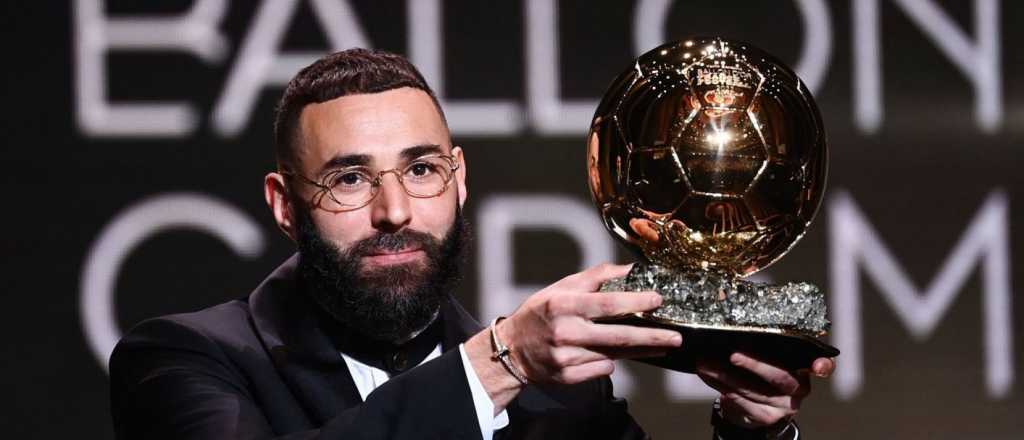 Sin sorpresas, Benzema ganó el Balón de Oro