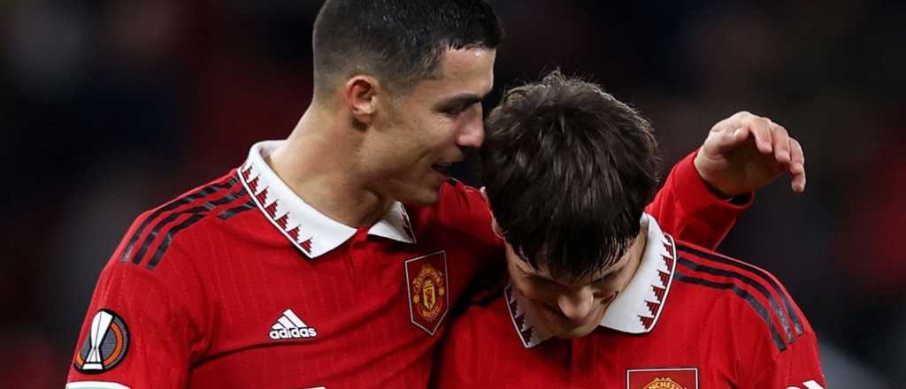 Video: el show de Garnacho en Old Trafford que hizo delirar a una leyenda