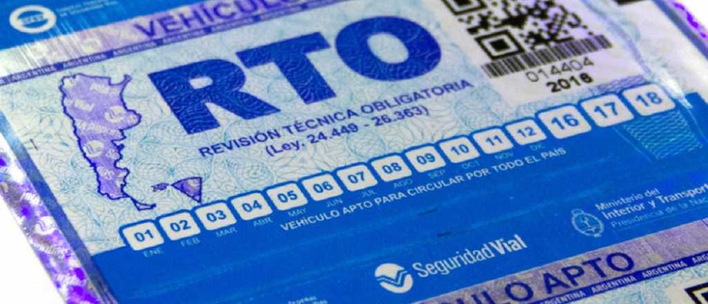 Si te detienen por segunda vez y no tenés la RTO te van a multar