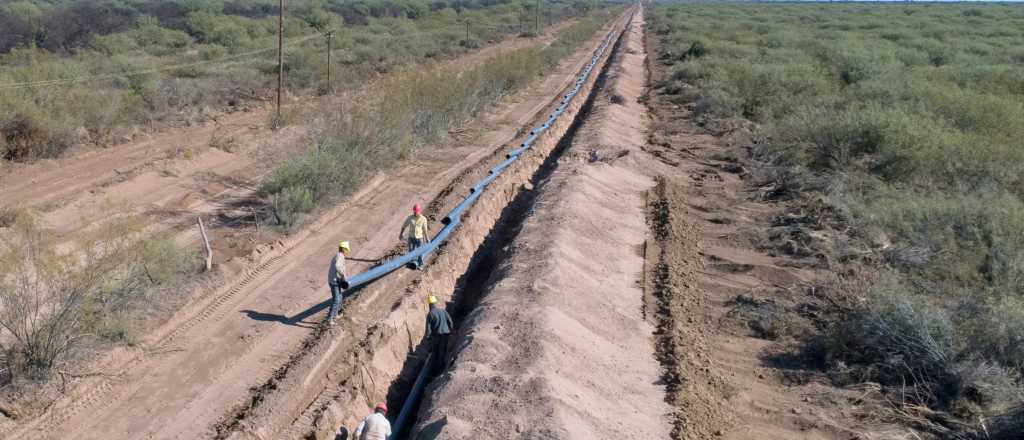 Los detalles del acueducto Monte Comán-La Horqueta