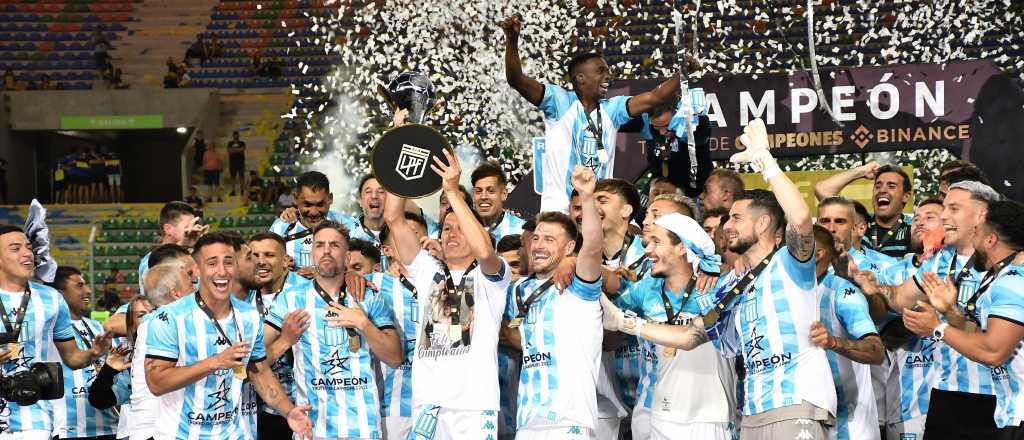 Racing ganó el Trofeo de Campeones en una final escandalosa